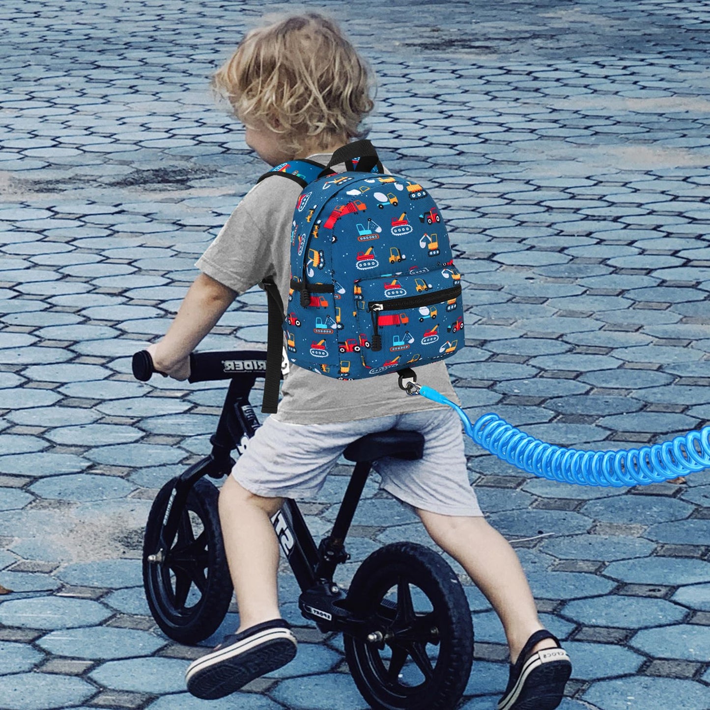 Accmor Toddler Backpack Leash, Cute Unicorn Baby Backpacks with Anti Lost Wrist Link, Mini Kids Backpack Leash Walking Harness for Outdoor Travel, Adorable Backpack Tether for Boys Girls 1-3 (Purple)