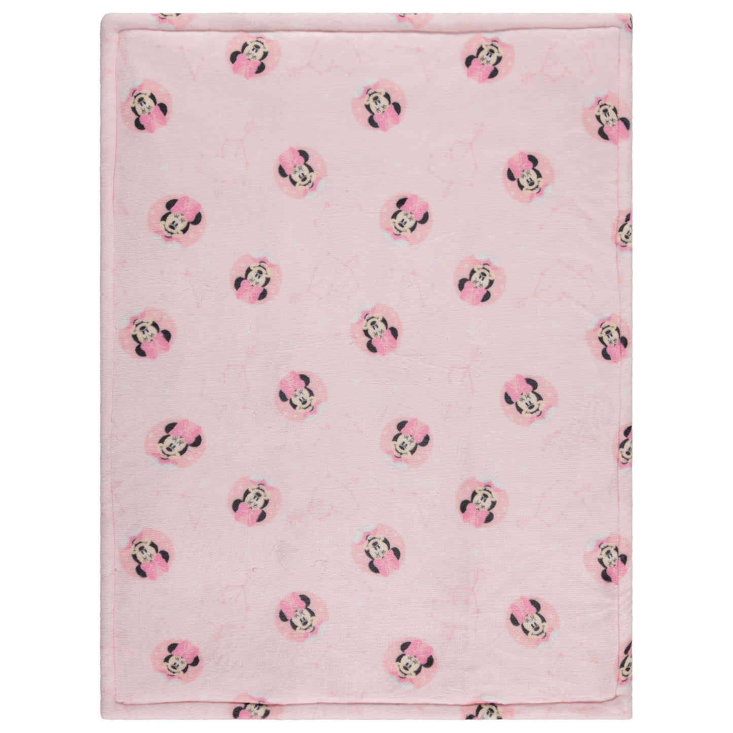 Disney Mickey Mouse, Minnie Mouse, Winnie The Pooh, Lilo and Stitch 2-Ply Infant Blanket - Soft Fleece with Polyfill - Cozy and Warm Baby Blanket for Baby Boys and Girls, 30x40 Inches