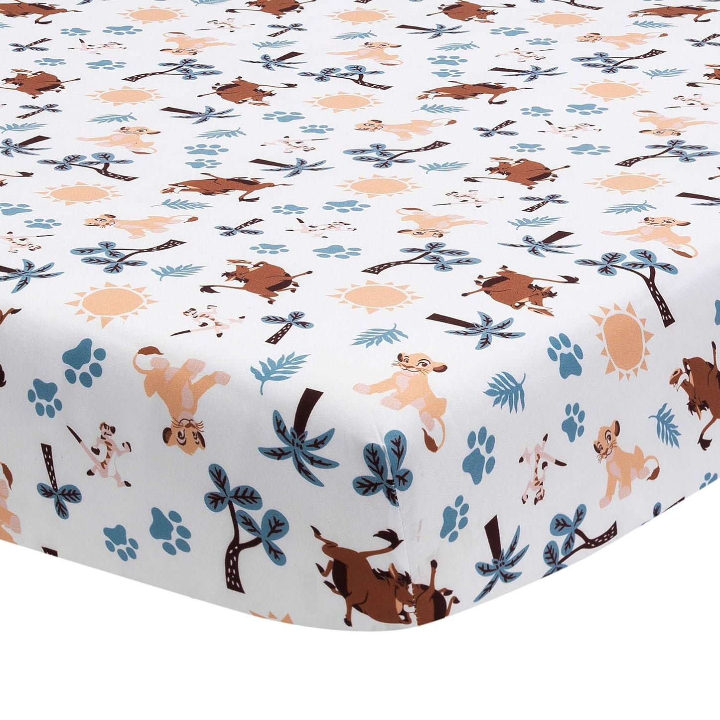 Lambs & Ivy Lion King Adventure 3Piece Baby Crib Bedding Set, Blue