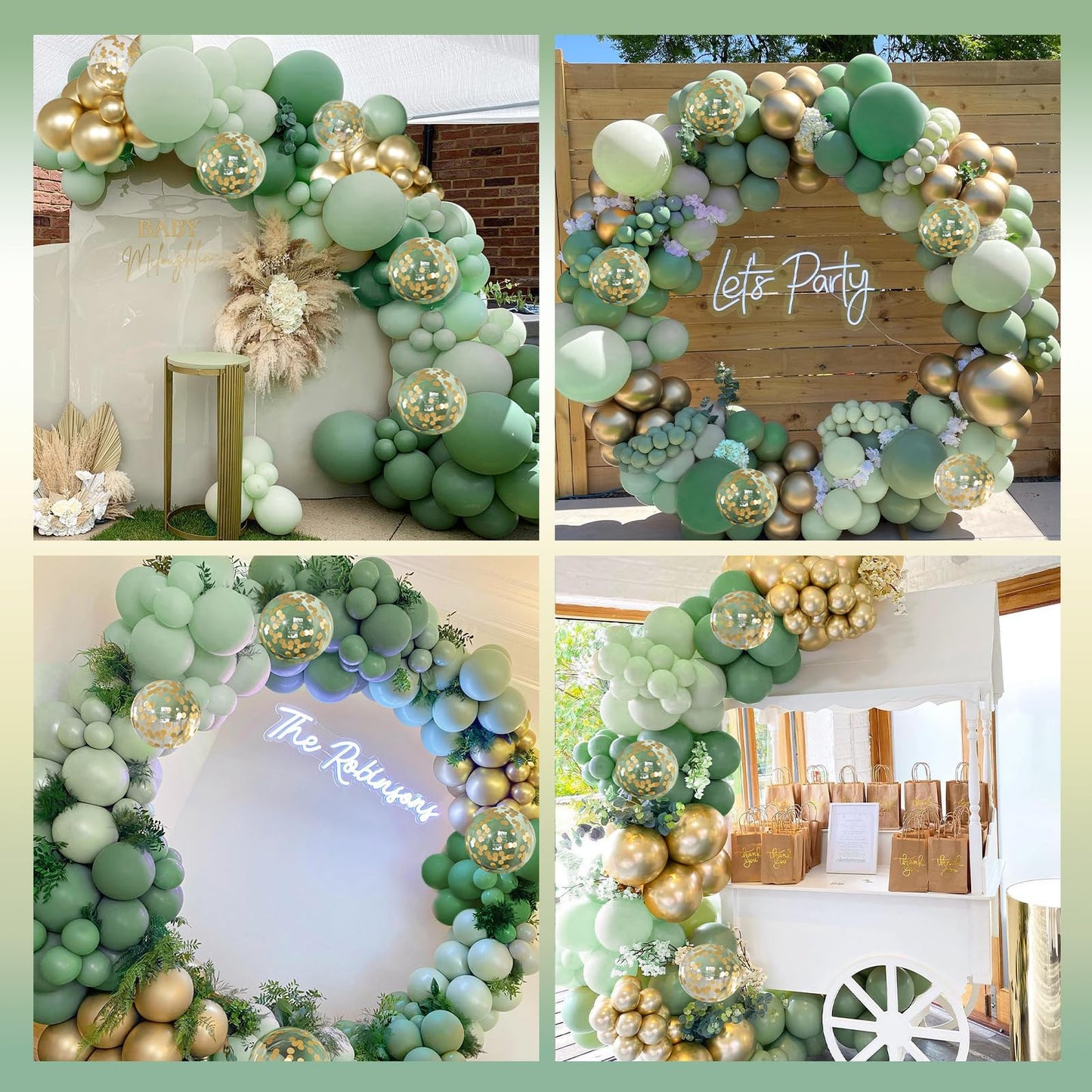 147pcs Neutral Balloon Garland Arch Kit, Different Sizes with Beige Cream Sand White Metallic Champagne Gold Balloons for Wedding Bridal Shower Birthday Boho Neutral Baby Shower Party Decorations
