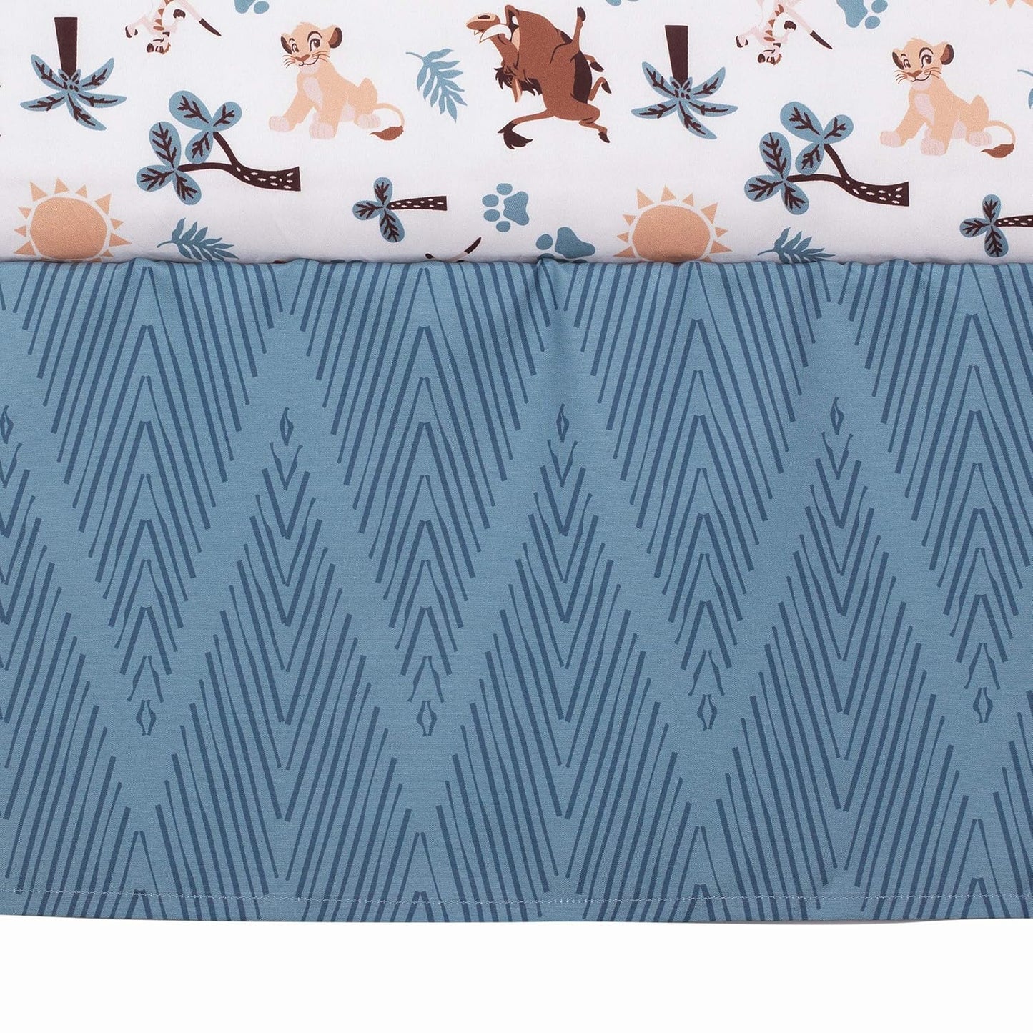 Lambs & Ivy Lion King Adventure 3Piece Baby Crib Bedding Set, Blue