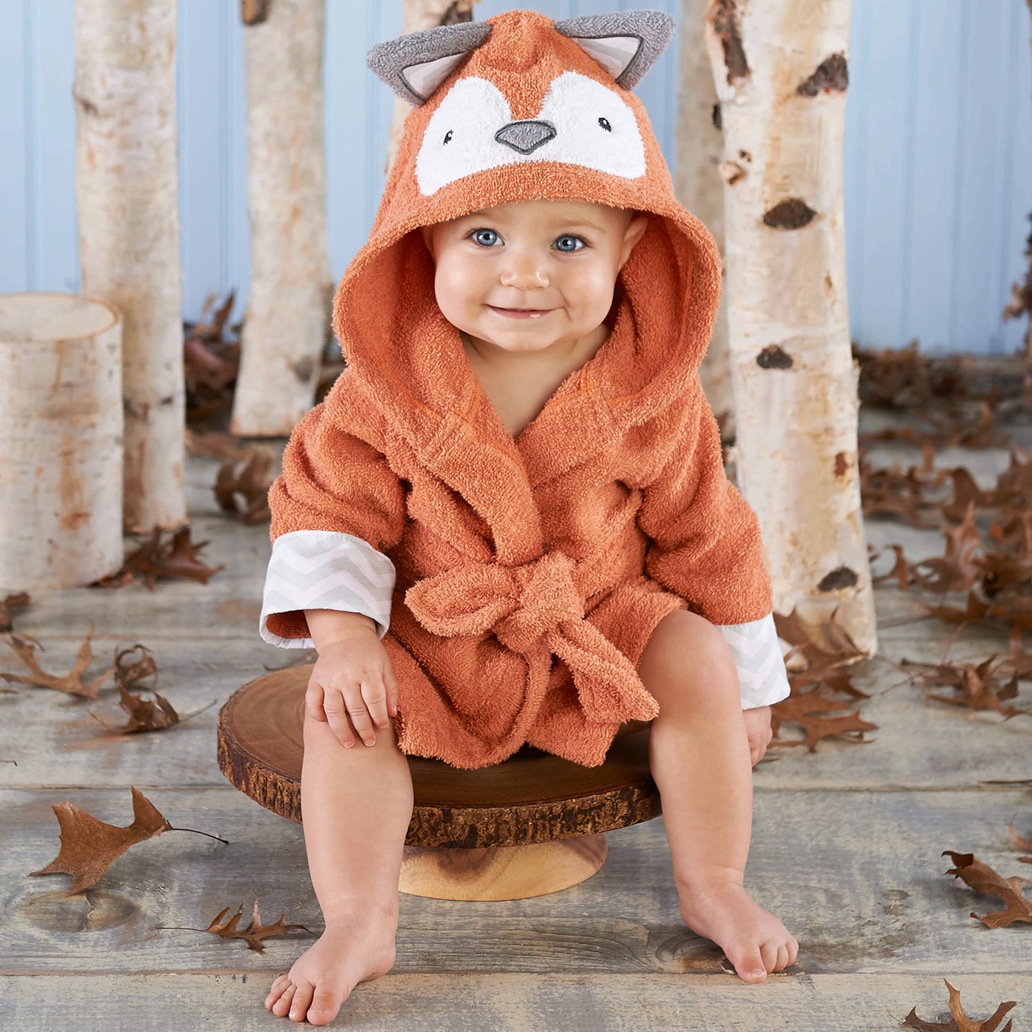 Baby Aspen "Utterly Adorable Cow Hooded Towel/Baby Robe, 0-9 Months