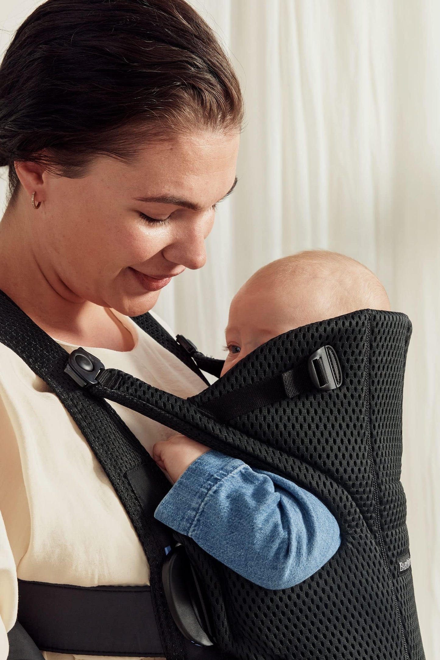 BabyBjörn Baby Carrier Free, 3D Mesh, Dusty Pink