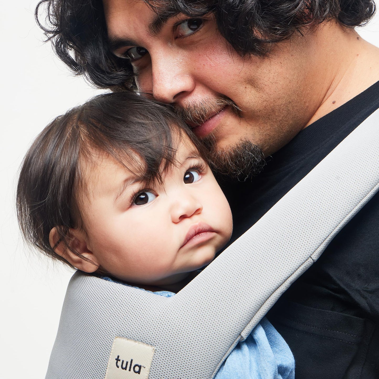 Baby Tula Explore Linen Baby Carrier 7 – 45 lb, Adjustable Newborn to Toddler Carrier, Multiple Ergonomic Positions Front and Back, Breathable and [Natural – Explore + Linen, Ash