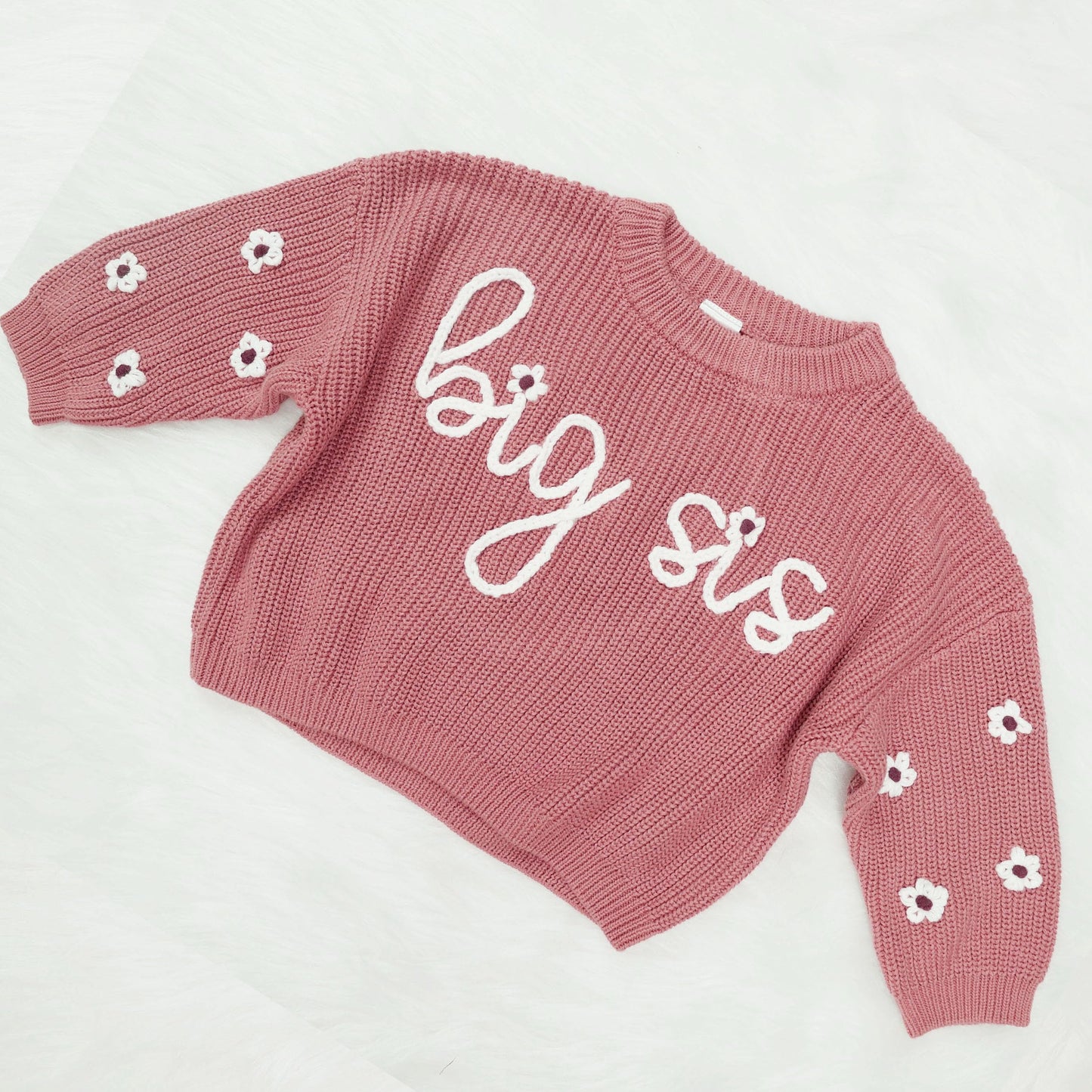 Big Sis Lil Sis Sweater - Big Sister Little Sister Matching Outfits Baby Girl Knit Sweater Fall Clothes