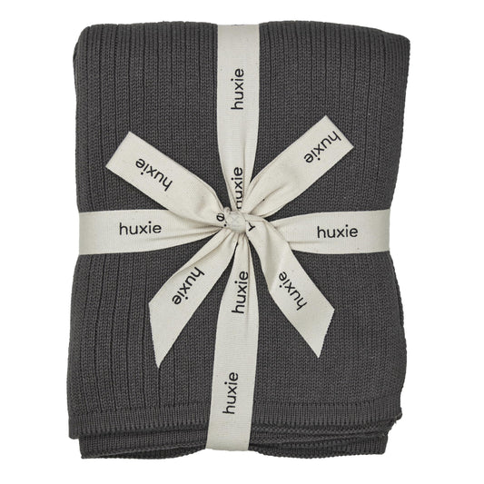 Knitted Organic Cotton Baby Blanket- Swaddle Blanket, 30" x 40" Soft Receiving Blanket for Newborn (Mochachino)