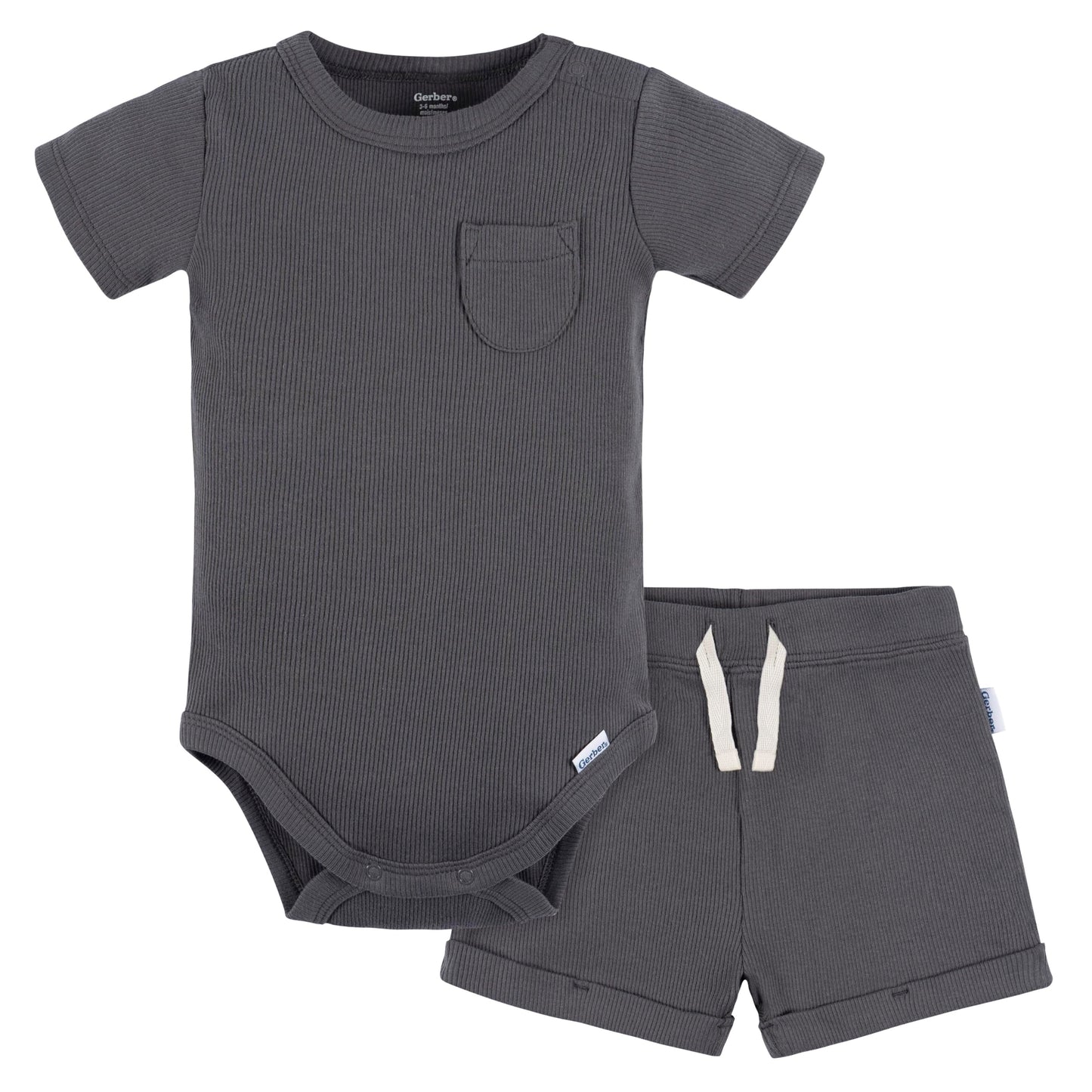 Gerber Baby Bodysuit and Short Set