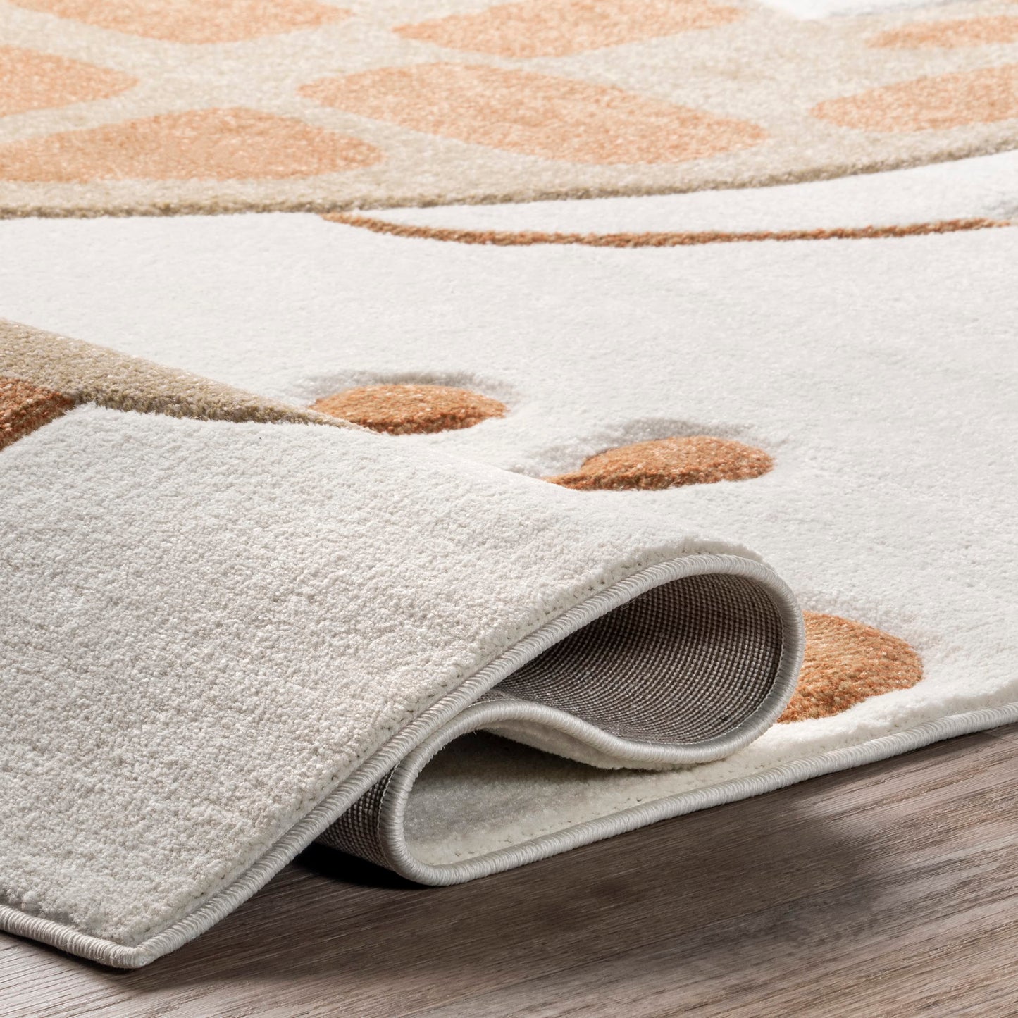 nuLOOM Anabell Giraffe Kids Area Rug, 4x6, Beige