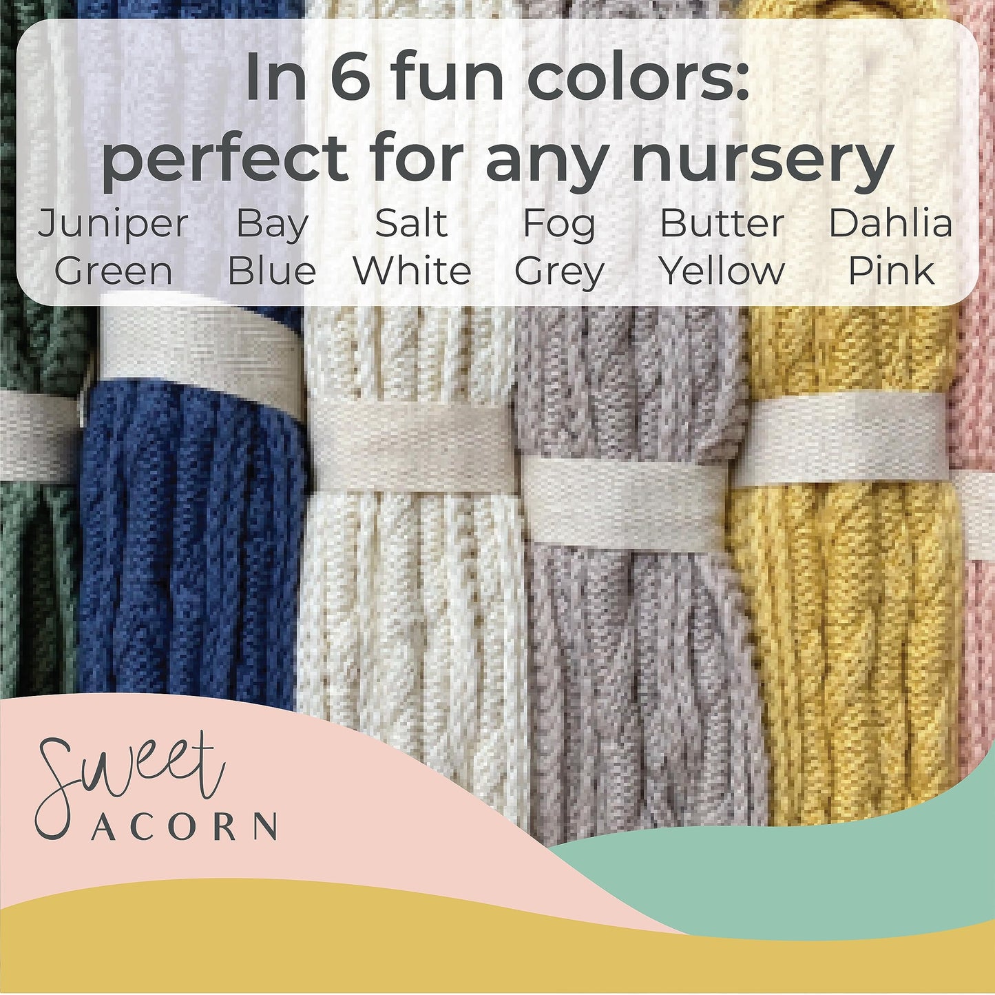 Knit Baby Blanket in Elegant Pattern, Organic Cotton Blankets for Crib or Stroller, Receiving Blankets - Salt White