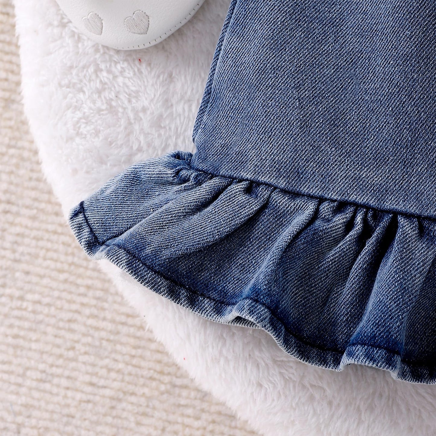 Baby Girl Clothes Suspender Skirt Newborn Ruffle Romper Cute Bear Jeans Dress Bow Headband Summer Outfits 0-18 Months