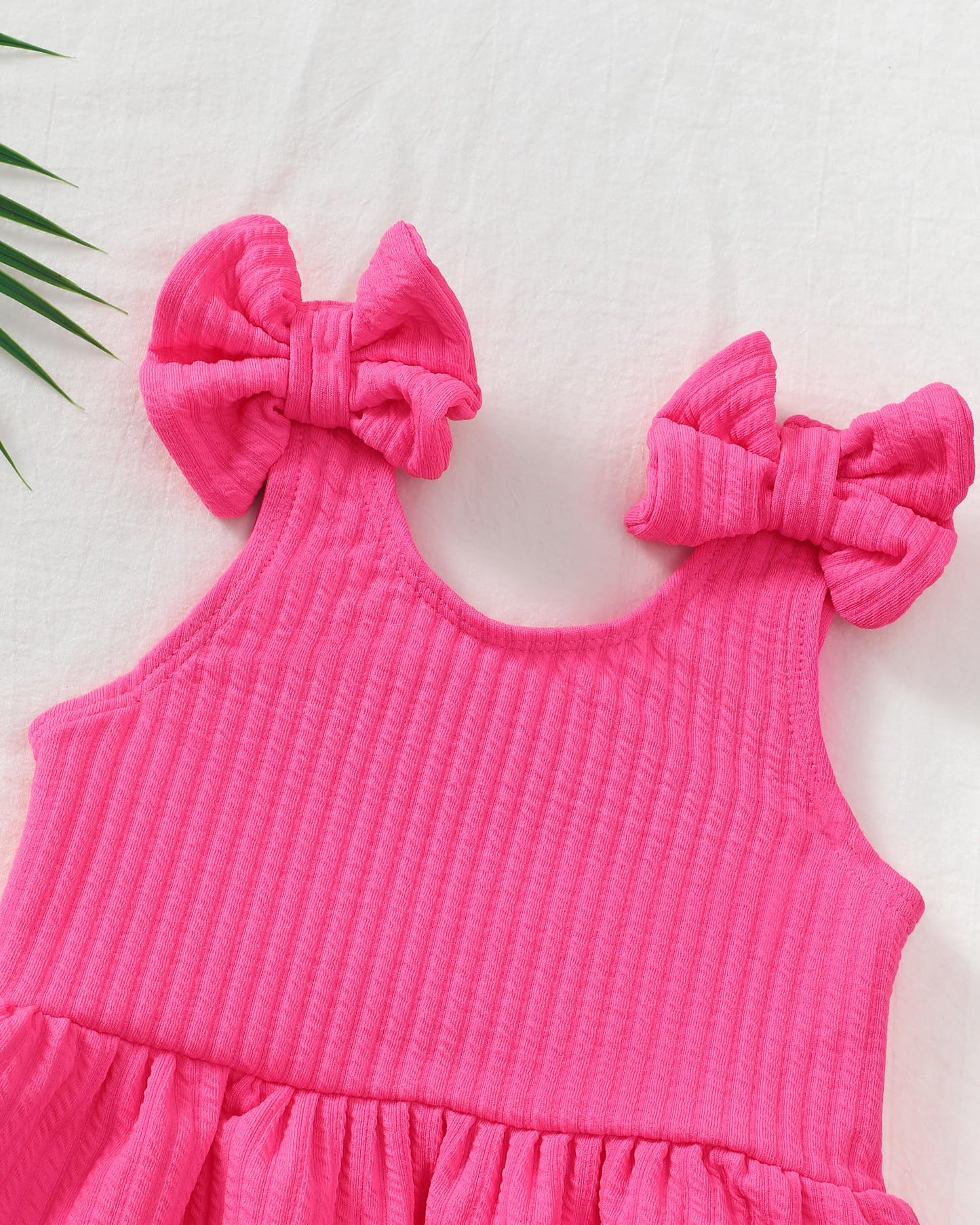 Mioglrie Baby Infant Swimsuit Girl Toddler Bathing Suit Girl Summer Beach Bikini Tankini Swimwear Hat 3-24 Months 2t-5t