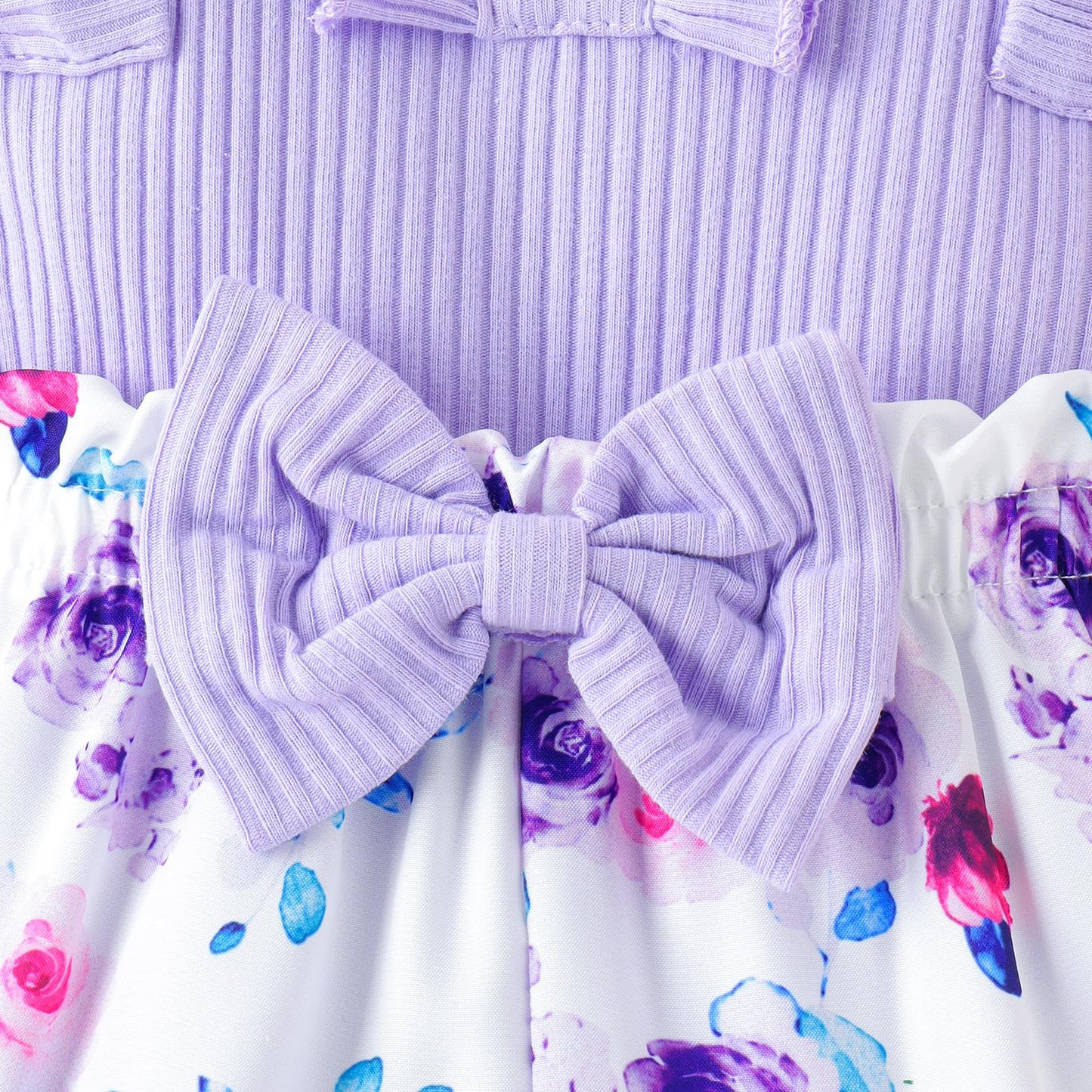Newborn Baby Girl Clothes Outfits Ruffle Romper and Short Pant Sets with Headband Infant Bodysuits