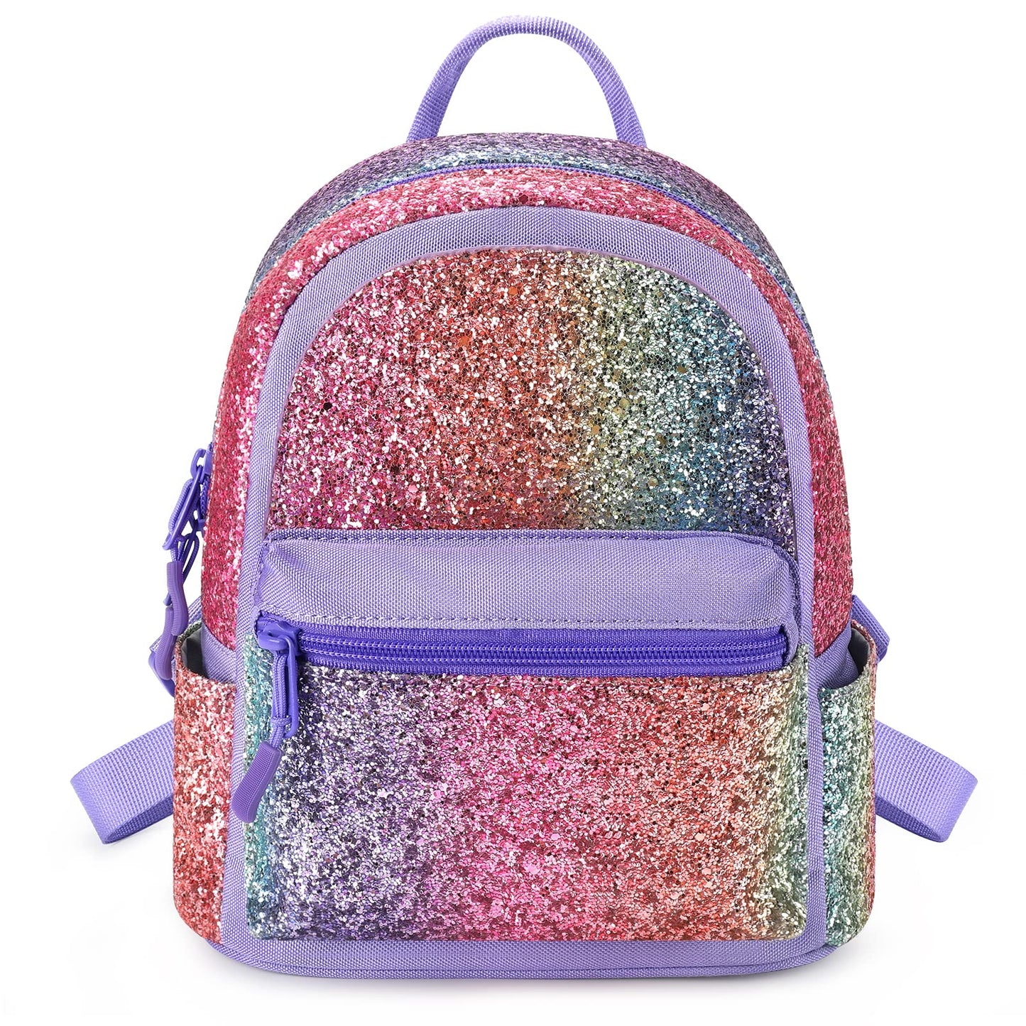 mibasies Mini Backpack for Girls Kids Rainbow Purse Dance Bag for Girls Gifts age 2 3 4 5 6 7 8 yrs