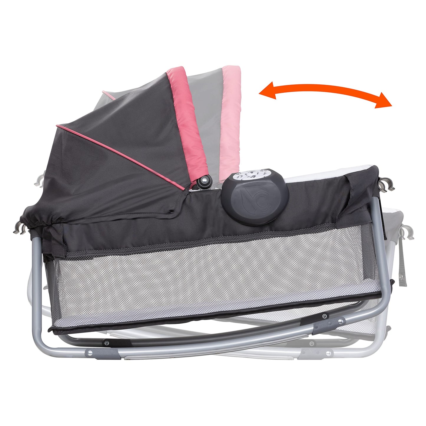 Baby Trend Lil’ Snooze™ Deluxe III Nursery Center® Playard for Twins, Cozy Grey