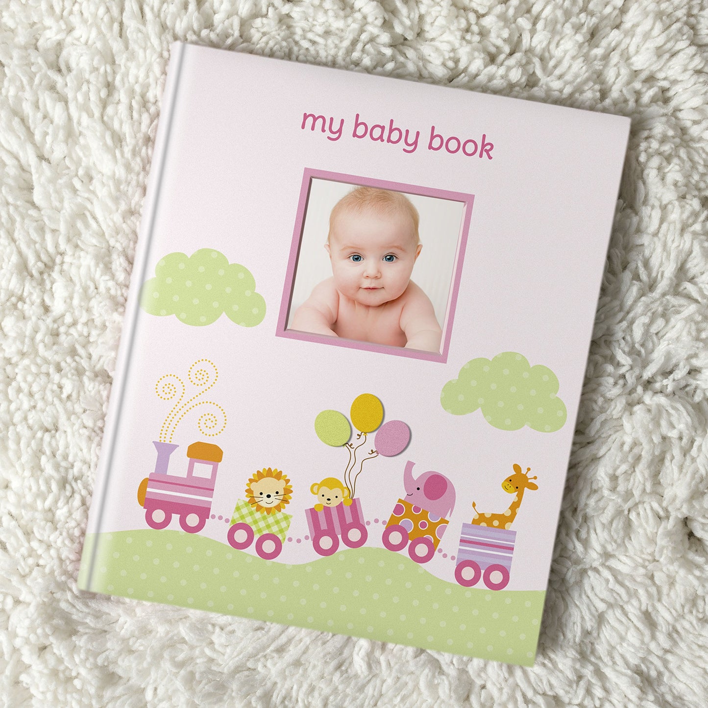 Bird Photo Album, Memory Keepsake Babybook, Gender-Neutral Baby Accessory for New and Expecting Parents, Pink