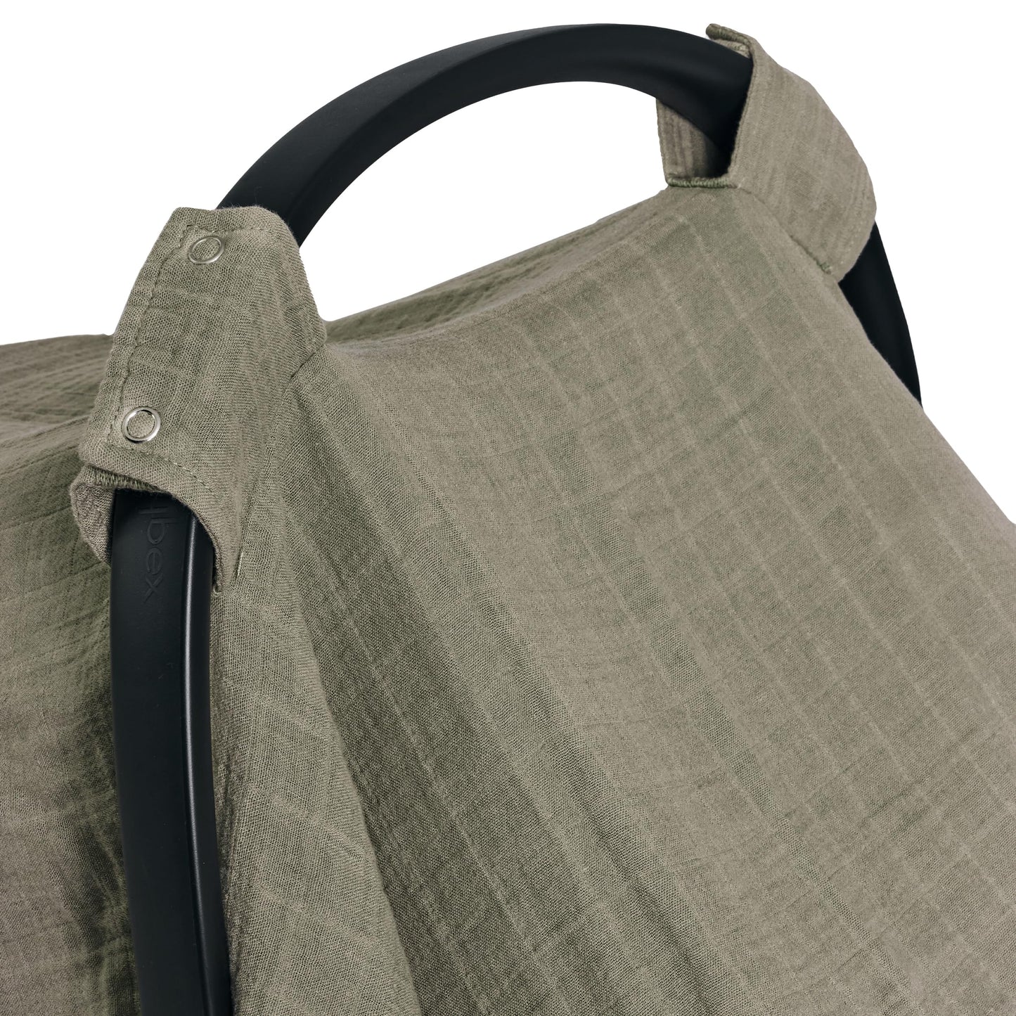 Car Seat Cover Baby - Organic Cotton - Carseat Covers Baby - Carseat Cover - Car Seat Canopy - Carseat Canopy - 100% Muslin Cotton, 43" x 32" (Soft Grey)