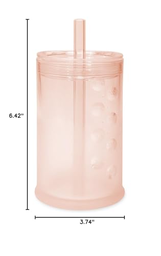 Olababy Silicone Training Cup with Straw Lid | Babies Water Drinking Cup | 6+ Mo Infant To 12-18 Months Toddler | Sippy Cup For Kids & Smoothie Cup | Baby Led Weaning (Mint, 5 oz)