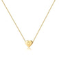 Turandoss Mothers Day Gifts for Mom Wife Women Girls - 14K Gold Plated Heart Pendant Letter Alphabet Necklace Tiny Initial Necklaces Heart Initial Necklace Gifts for Women Teens