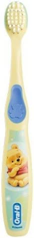 Oral-B Baby Manual Toothbrush, Pooh Characters, 0-3 Years Old, Extra Soft (Characters Vary) - Pack of 4