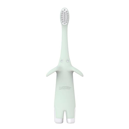 Dr. Brown's Infant-to-Toddler Training Toothbrush, Soft for Baby's First Teeth, Pink Elephant, 0-3 Years (Colors/Styles May Vary)