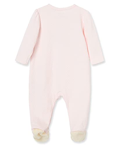 Little Me Clothes for Baby Girls' 100% Cotton Scratch-Free Tag Footie Sleeper, Preemie to 9 Months