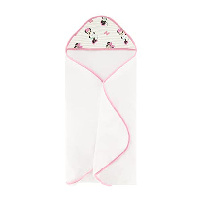 Disney Hooded Baby Towel and Baby Washcloths | Nursery Character Baby Towels and Washcloths | 2 Baby Bath Towels and 8 Washcloths for Baby Girls or Boys