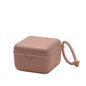 BIBS Pacifier Box with Loop for Storing & Carrying Soothers | 100% BPA Free Material | Designed & Made in Denmark | Vanilla