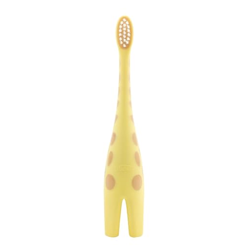 Dr. Brown's Infant-to-Toddler Training Toothbrush, Soft for Baby's First Teeth, Pink Elephant, 0-3 Years (Colors/Styles May Vary)