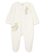 Little Me Clothes for Baby Girls' 100% Cotton Scratch-Free Tag Footie Sleeper, Preemie to 9 Months