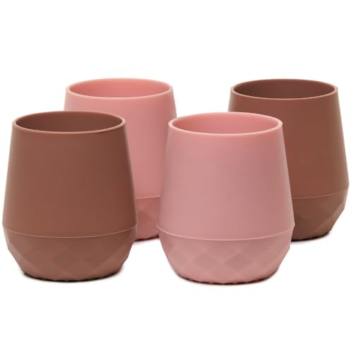 Tooshka® | Set of Four Tiny Cups | Baby-Led Weaning Essentials for Toddlers 6+ Months of Age | BPA, Lead, & Phthalate Free