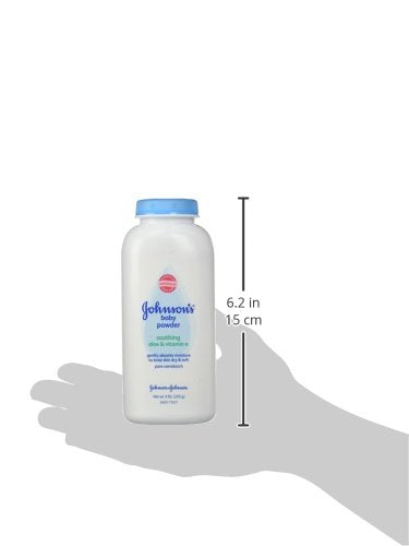 Johnson's Baby Powder for Delicate Skin, Hypoallergenic and Free of Parabens, Phthalates, and Dyes for Baby Skin Care, 1.5 oz (Pack of 2)