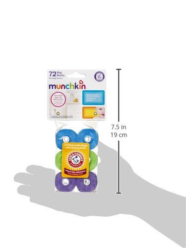 Munchkin® Arm and Hammer Diaper Bag Dispenser and 24 Diaper Disposal Bags