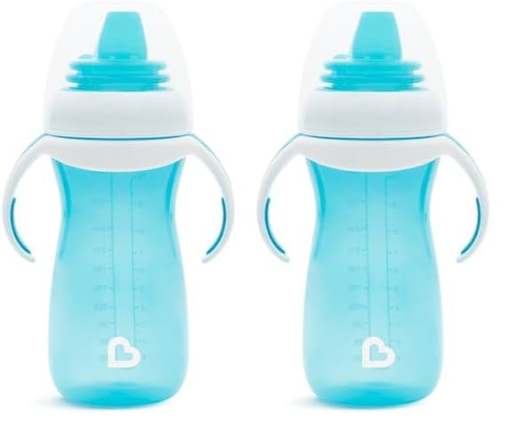 Munchkin® Gentle™ Transition Sippy Cup with Trainer Handles, 10 Ounce, Blue