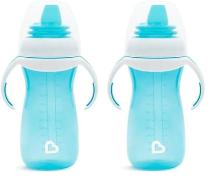 Munchkin® Gentle™ Transition Sippy Cup with Trainer Handles, 10 Ounce, Blue