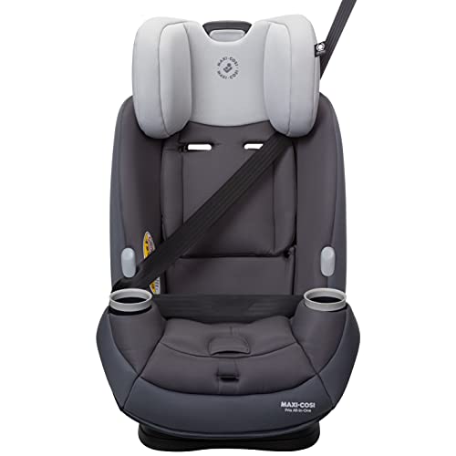Maxi-Cosi Pria All-in-One Convertible Car Seat, Rear Facing Car Seat for Infants from 4-40 lbs, Forward Facing Car Seat up to 100 lbs in Booster Seat Mode, Rose Pink Sweater