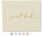 Lamare Elegant Blank Page Wedding Guest Book – The Perfect Polaroid Guest Book for Wedding Receptions, Birthdays, Baby Showers, and Special Events – A Stylish Sign-in Book for Guests
