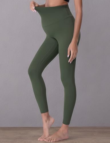 POSHDIVAH Women's Maternity Leggings Over The Belly Pregnancy Yoga Pants Active Wear Workout Leggings