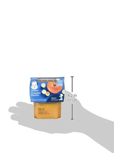 Gerber Baby Food, Banana Apple Pear, 4 Oz, 2 Ct