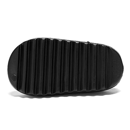 Toddler Little Kids Slides Sandals, Kid Summer Slip On Slides Sandals,Slippers with Strap Anti-slip Water Shoes，Indoor Outdoor Lightweight Slippers Sandals for Boys and Girls