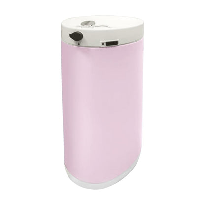 Diaper Pail, Baby Diaper Trash Can with Removal Inner Liner, Childproof Lock, Stainless Steel Garbage Pail with lid, Soft Close, Odor Control Diaper Disposal Bin, 4 Gallon Pink Diaper Can