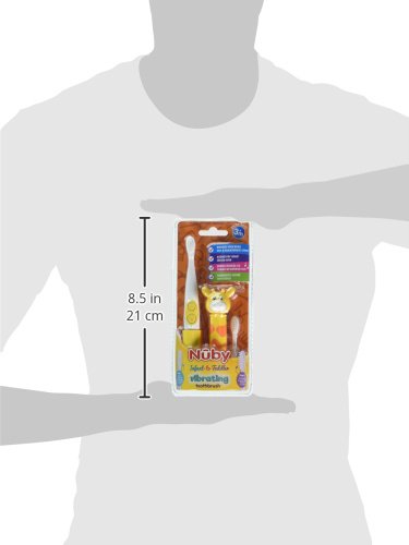 Nuby Electric Toothbrush with Animal Character, Monkey
