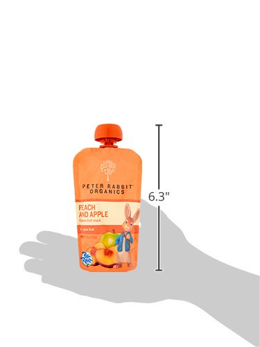 Peter Rabbit Organics Fruit Vegetable, Squeezable Pouches, 4 Ounce (Pack of 18)