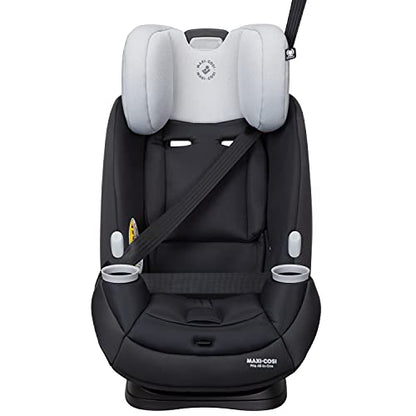 Maxi-Cosi Pria All-in-One Convertible Car Seat, Rear Facing Car Seat for Infants from 4-40 lbs, Forward Facing Car Seat up to 100 lbs in Booster Seat Mode, Rose Pink Sweater