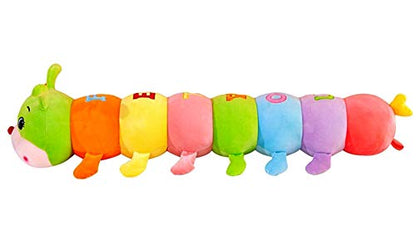 Multicolor Caterpillar Stuffed Animal Big Hugging Pillow Cute Plush Soft Pillow Doll,Giant Plush Toy,Gifts for Girl Boy Babies Birthday (59inch/150cm)