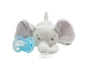 Philips AVENT Soothie Snuggle Pacifier Holder with Detachable Pacifier, 0m+, Giraffe, SCF347/01-1 Count (Pack of 1)