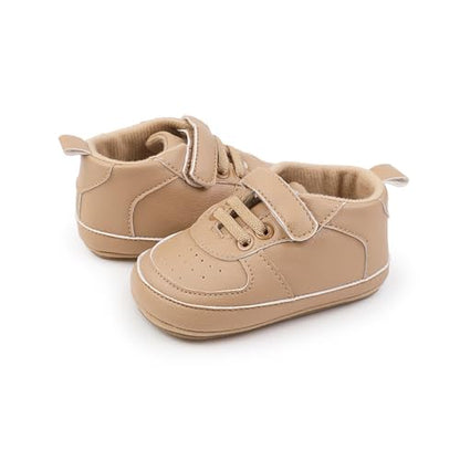 Clowora Unsex Baby Shoes Boys Girls Infant Sneakers Non-Slip Soft Rubber Sole Toddler Crib First Walker Lightweight Shoes