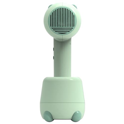 Cordless Baby Hair Dryer for Infant, Low Heat Gentle Air Rechargeable Small Hair Blow Dryer for Baby Butt Skin with 3 Speed Settings, 0-3 Years Using (Khaki)