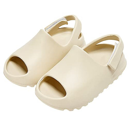 Toddler Little Kids Slides Sandals, Kid Summer Slip On Slides Sandals,Slippers with Strap Anti-slip Water Shoes，Indoor Outdoor Lightweight Slippers Sandals for Boys and Girls
