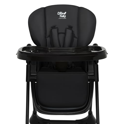 Delta Children Little Folks 2-in-1 SlimFold High Chair for Babies and Toddlers, Sage Green