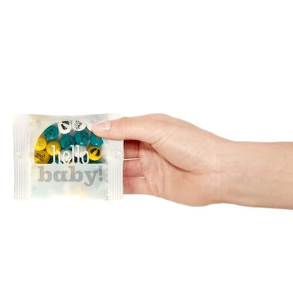 M&M'S World It's A Boy Milk Chocolate Candy 2lb Bag with White and Blue M&M'S for Baby Boy Showers Gender Reveal Parties and Baby Celebration Favors